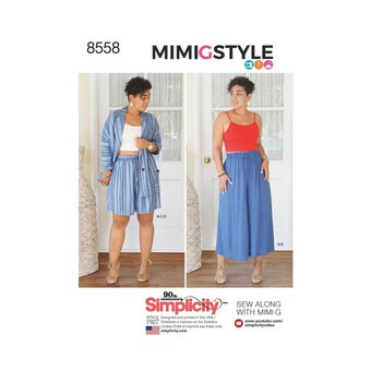 Simplicity Women's Trousers, Top and Jacket  Sewing Pattern 8558 (H5 6-14)
