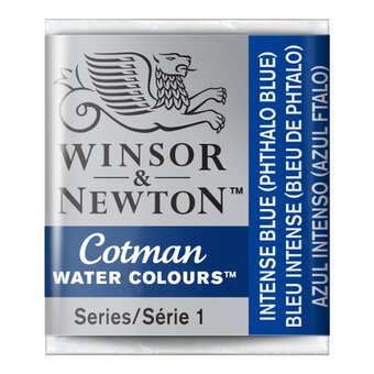 Winsor & Newton Intense Blue Cotman Watercolour Half Pan