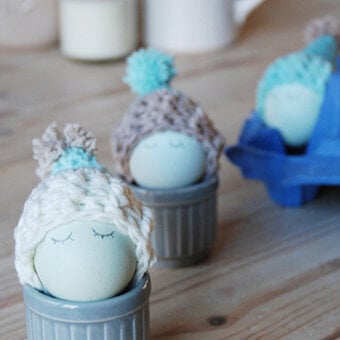 How to Crochet Egg Hat Cosies