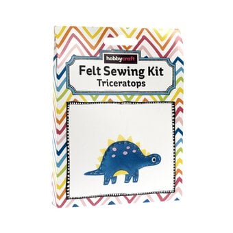 Triceratops Felt Sewing Kit