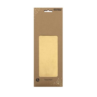 Gold Tissue Paper 50cm x 75cm 6 Pack