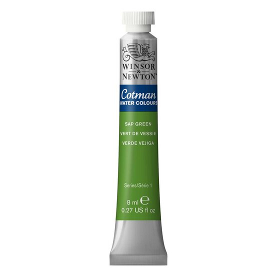 Winsor & Newton Cotman Sap Green Watercolour Tube 8ml (599) image number 1
