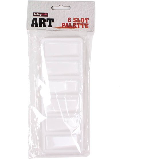 Plastic Rectangular Palette 6 Slots image number 3