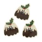 Christmas Pudding Card Toppers 3 Pack image number 1