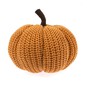 Orange Yarn Fabric Pumpkin 17cm image number 1