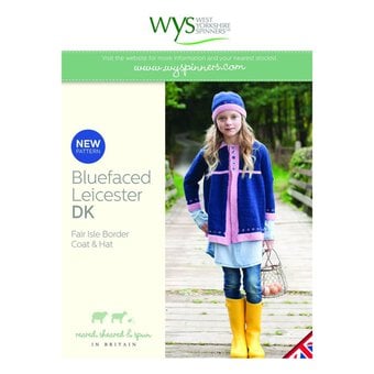 West Yorkshire Spinners Bluefaced Leicester DK Border Coat and Hat Digital Pattern
