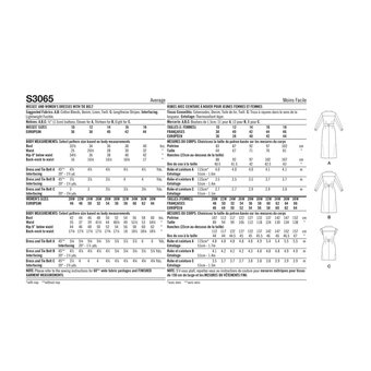 Simplicity Women's Dresses Sewing Pattern S3065 (W3 30W-38W)