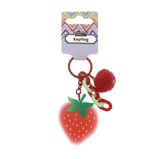 Strawberry Keyring image number 4