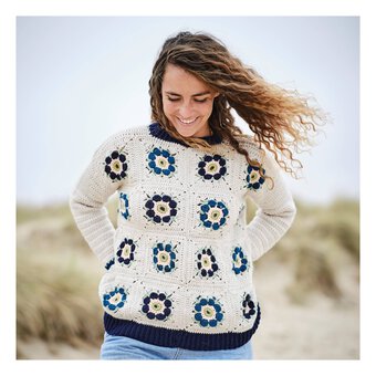 Granny Go Round Jumper - Digital PDF crochet pattern