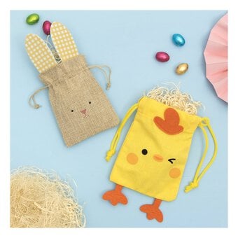 Easter Chick Mini Drawstring Pouch