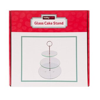 Three Tier Glass Cake Stand