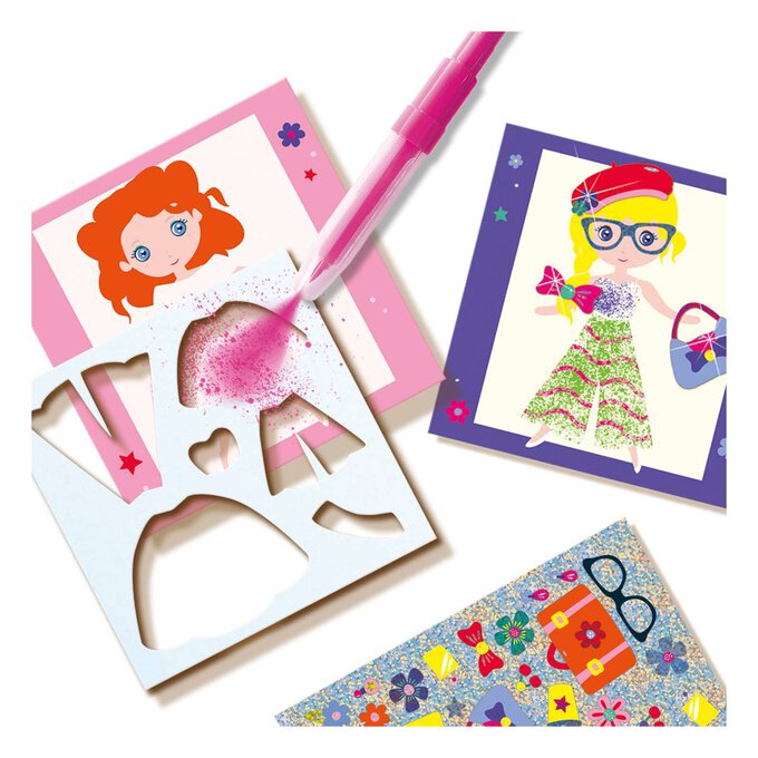 Air Brush Blow Pen Art Kit SES Creative Blow Airbrush Pens