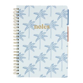 Tiki Beach Palm Tree Project Book A4