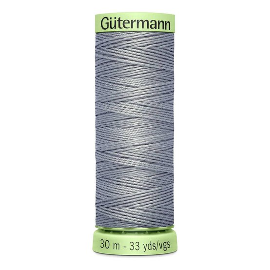 Gutermann Grey Top Stitch Thread 30m (40) image number 1