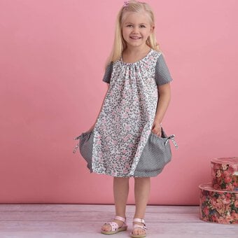 Simplicity Kids’ Dress Sewing Pattern S8935 (3-8) image number 7