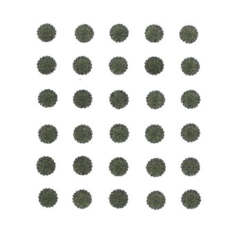 Black Cluster Gem Stickers 30 Pack