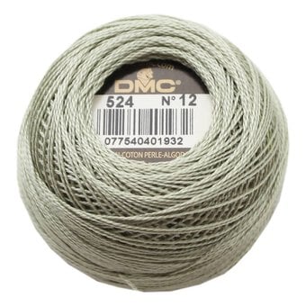 DMC Green Pearl Cotton Thread on a Ball 120m (524)