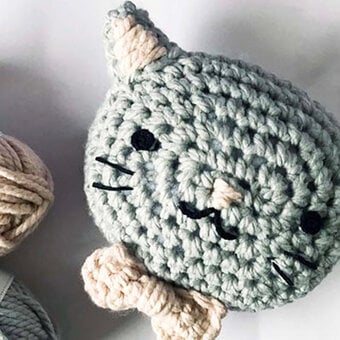 How to Crochet a Cat Cushion