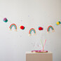 How to Make Yarn-Wrapped Rainbow Bunting image number 1