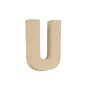 Mini Mache Letter U 10cm image number 1