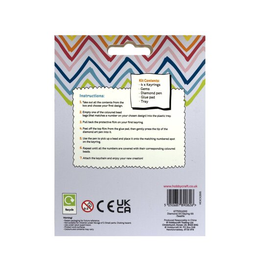 Sea Life Diamond Art Keyring Kit image number 5