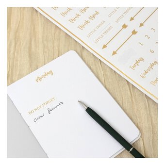 Create & Celebrate Gold Planner Stickers