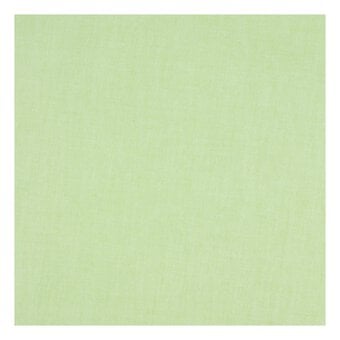 Lime Cotton Oxford Chambray Fabric by the Metre image number 2