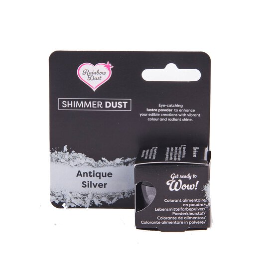 Rainbow Dust Antique Silver Shimmer Dust 3g   image number 3