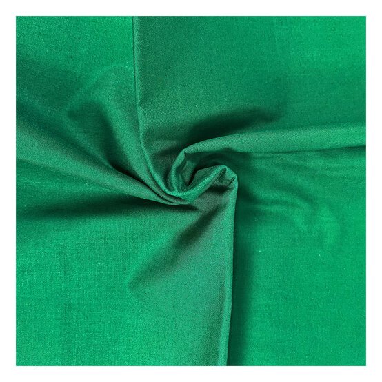 True Green Organic Premium Cotton Fabric by the Metre image number 1