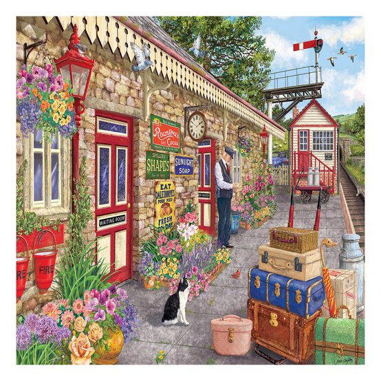 Falcon Station Blooms Jigsaw Puzzle 1000 Pieces image number 2