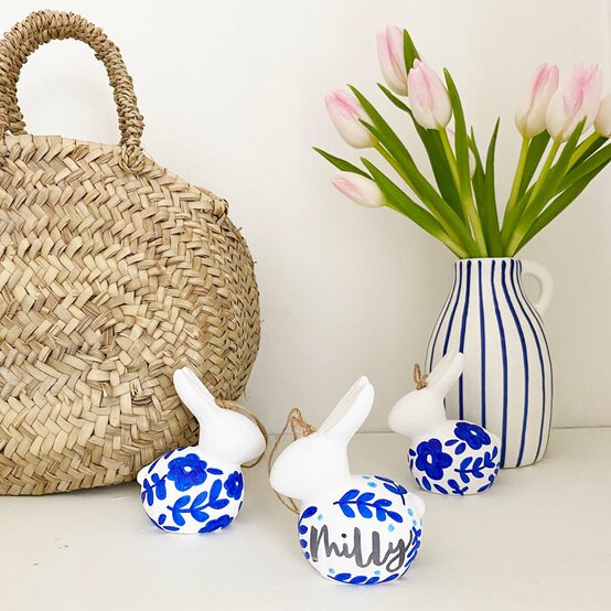 How to Decorate Ceramic Bunnies image number 1