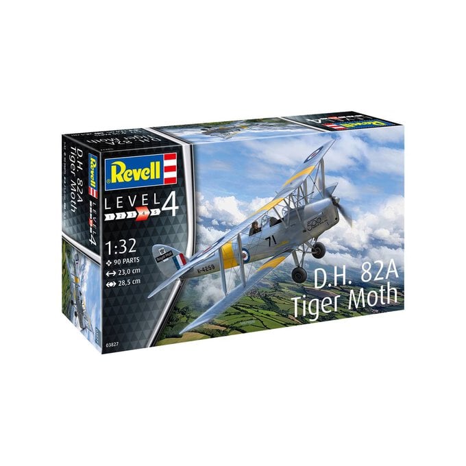 Revell DH 82A Tiger Moth Model Kit 1:32 image number 1