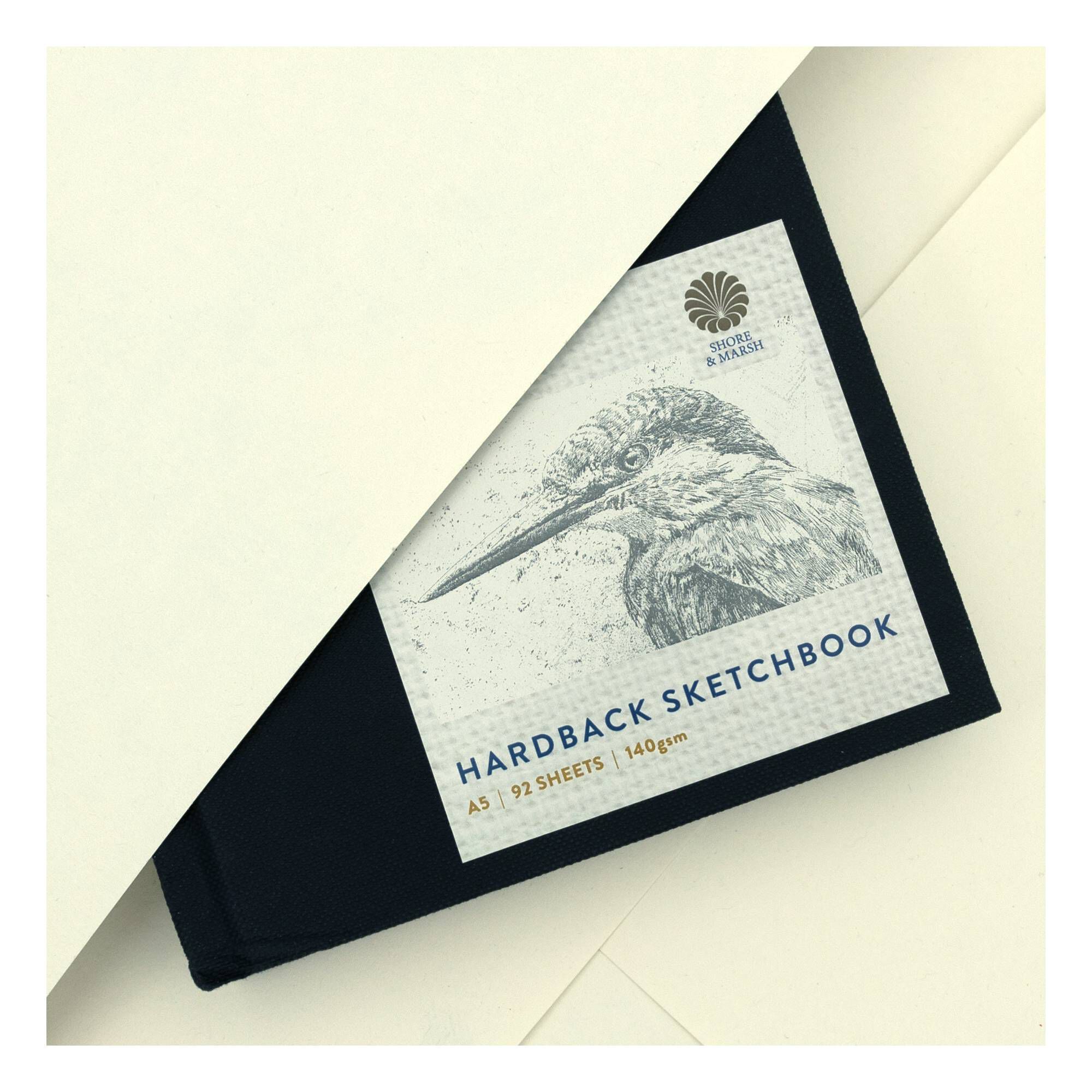 Shore & Marsh Portrait Hardback Sketchbook A5 92 Sheets Hobbycraft