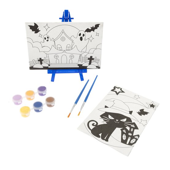 Halloween Canvas Painting Kit 2 Pack  image number 2