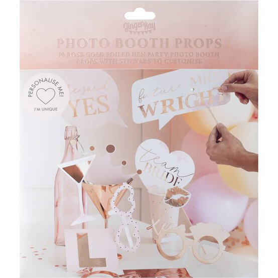 Ginger Ray Customisable Hen Party Photo Booth Props image number 3