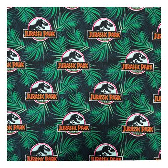 Jurassic Park Logo Cotton Fabric by the Metre image number 2