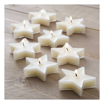 Star Christmas Tealights 8 Pack