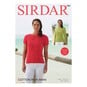 Sirdar Cotton Rich Aran Women's Sweaters Digital Pattern 7888 image number 1