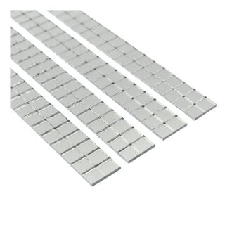 Silver Mirror Stickers 4 Pack