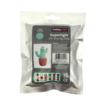 Neon Green Superlight Air Drying Clay 30g