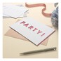 White Party Aperture Cards 5 x 7 Inches 6 Pack  image number 2