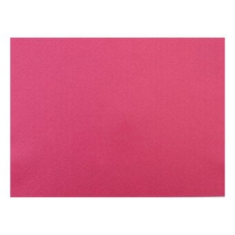 Bright Pink Polyester Felt Sheet A4 image number 2