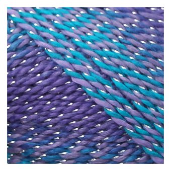 Knitcraft Purple Blue Mix Twist and Shout Yarn 100g image number 2