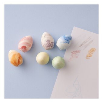 Marble Chalk Eggs 6 Pack