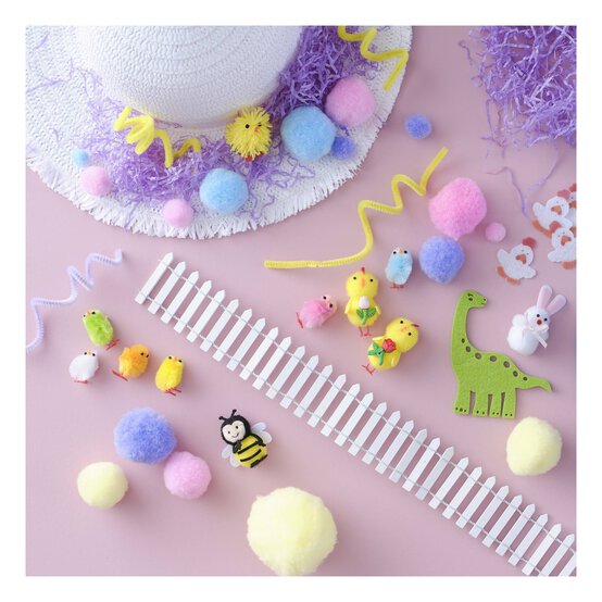 White Easter Bonnet 33cm image number 4