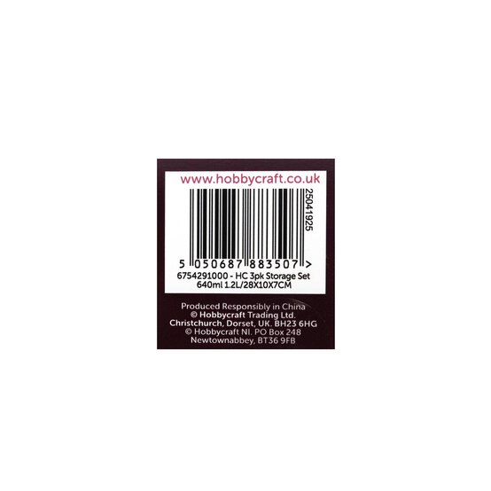 Stackable Storage Box Set 640ml and 1.2L 3 Pack image number 6