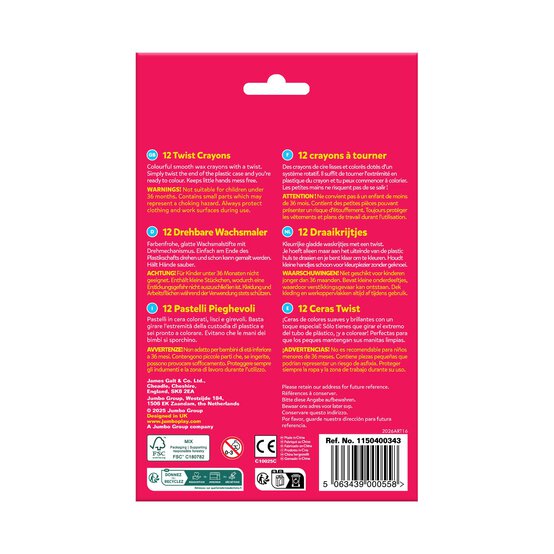 Galt Twist Crayons 12 Pack  image number 4