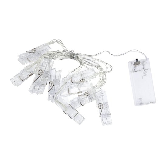 Create & Celebrate LED String Lights with Pegs 1.5m image number 3