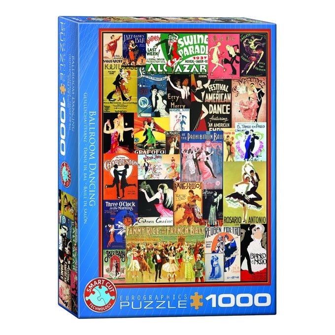 Eurographics Ballroom Dancing Jigsaw Puzzle 1000 Pieces image number 1