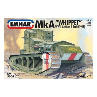 Emhar Mk. A Whippet British Medium Tank Model Kit 1:72